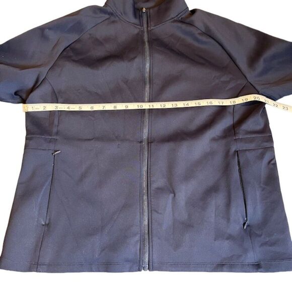 Harrington Paorais Women's Golf Jacket. Vented Blue - Picture 10 of 13